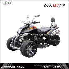 250cc CEE Trike ATV Quad Venta caliente en Alemania 14inch rueda de aleación de agua refrigerada motor